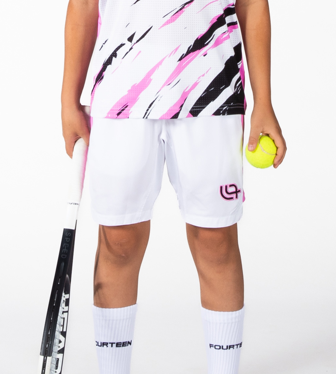 White - Pink